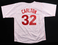 Steve Carlton Signed Jersey Inscribed "HOF 94" (JSA) at PristineAuction.com