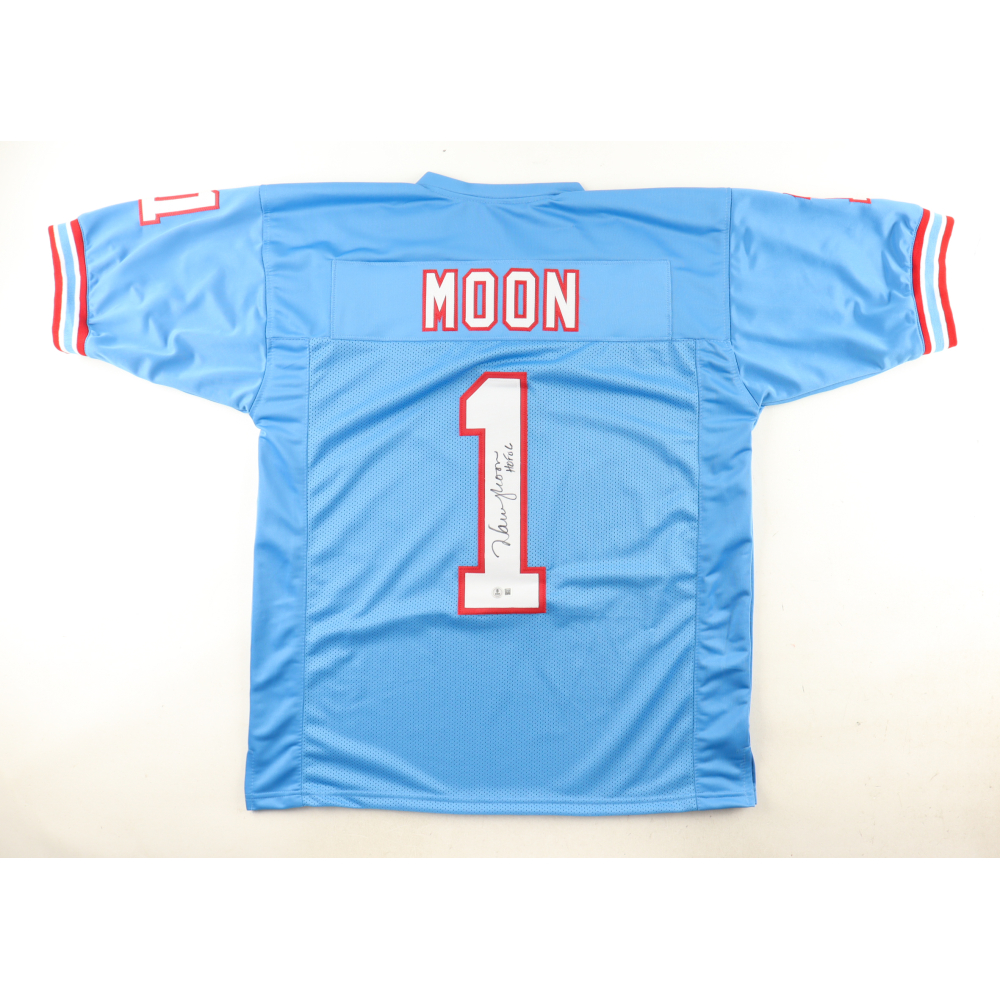 Warren Moon Signed Jersey Inscribed "HOF 06" (Beckett) at PristineAuction.com