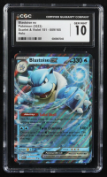 Blastoise ex 2023 Pokemon Scarlet & Violet 151 #009 (CGC 10) at PristineAuction.com