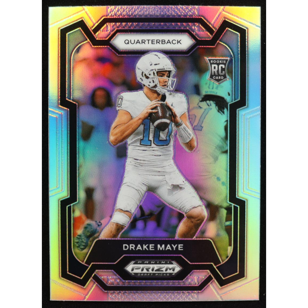 Drake Maye 2024 Panini Prizm Draft Picks Prizms Silver #103 RC at PristineAuction.com