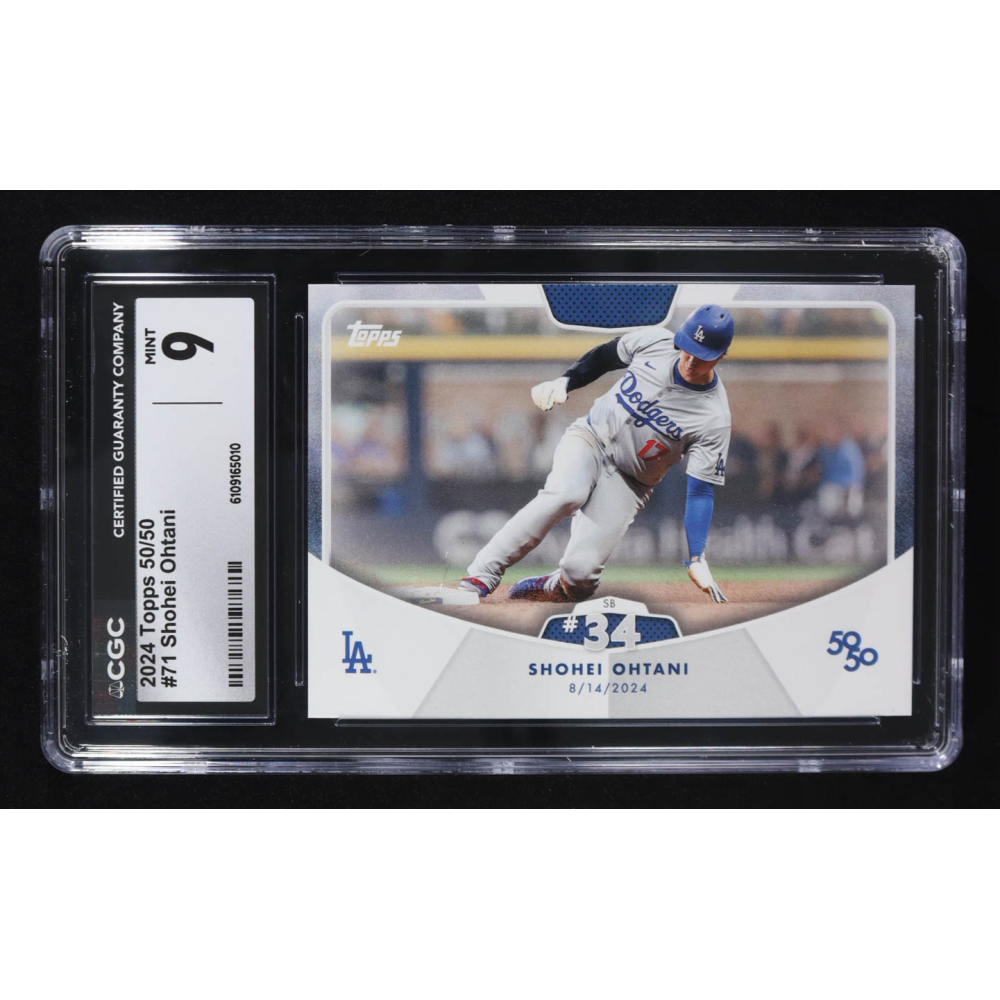 Shohei Ohtani 2024 Topps 50/50 Ohtani #71 (CGC 9) at PristineAuction.com
