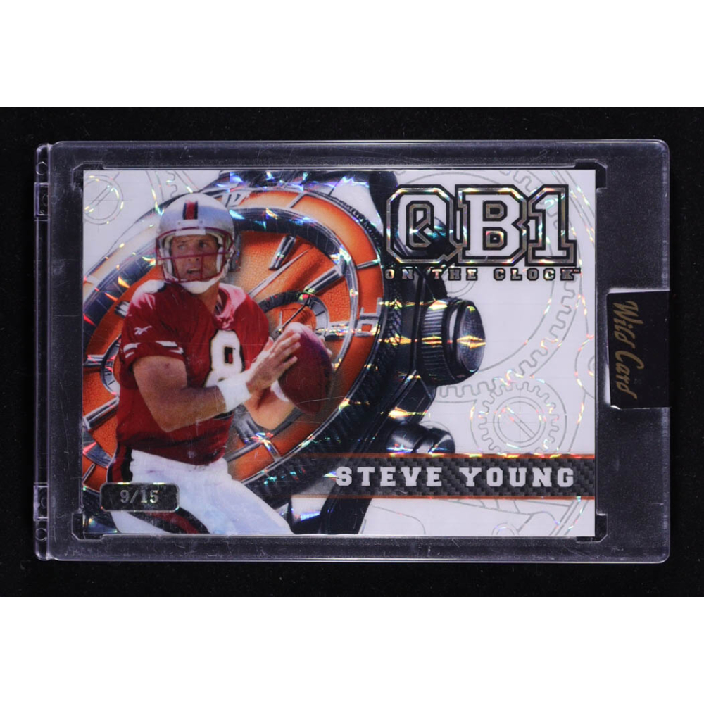 Steve Young 2024 Wild Card QB1 On The Clock #OCW-WH-SY3 #9/15 at PristineAuction.com