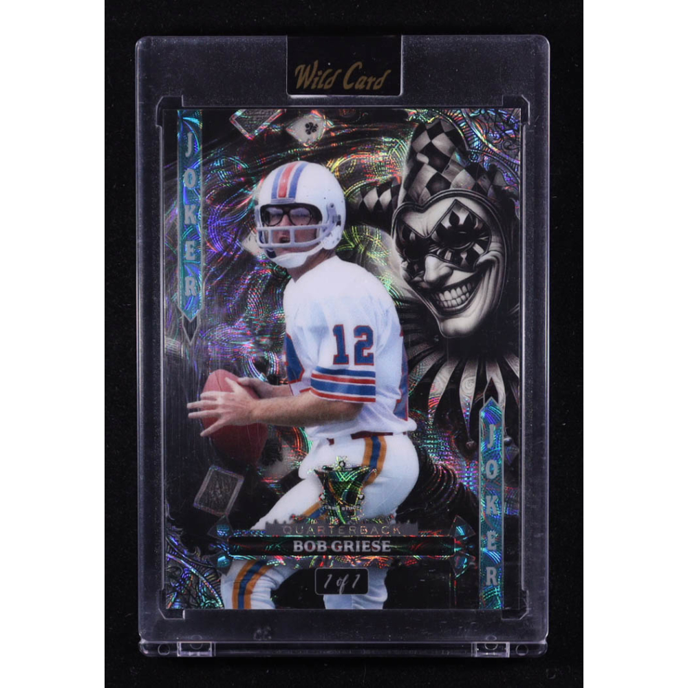 Bob Griese 2024 Wild Card 7 Card Studs Joker #7JW-BG #1/1 at PristineAuction.com