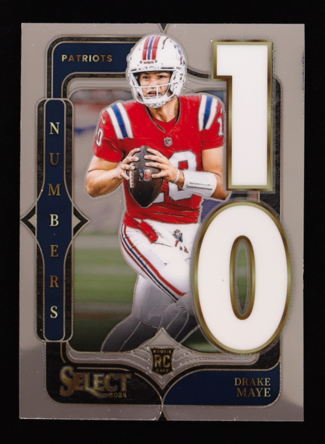 Drake Maye 2024 Select Select Numbers #20 RC at PristineAuction.com Drake Maye 2024 Select Select Numbers #20 RC at PristineAuction.com