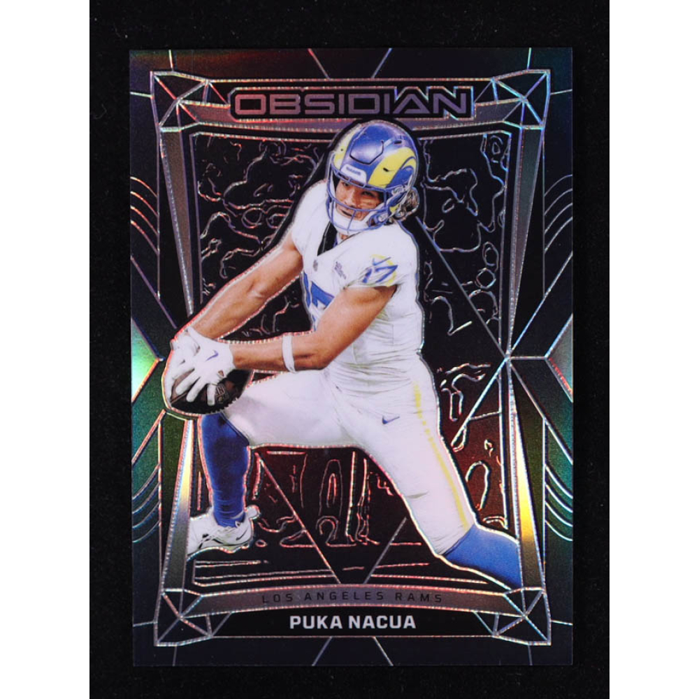 Puka Nacua 2024 Panini Obsidian #113 at PristineAuction.com