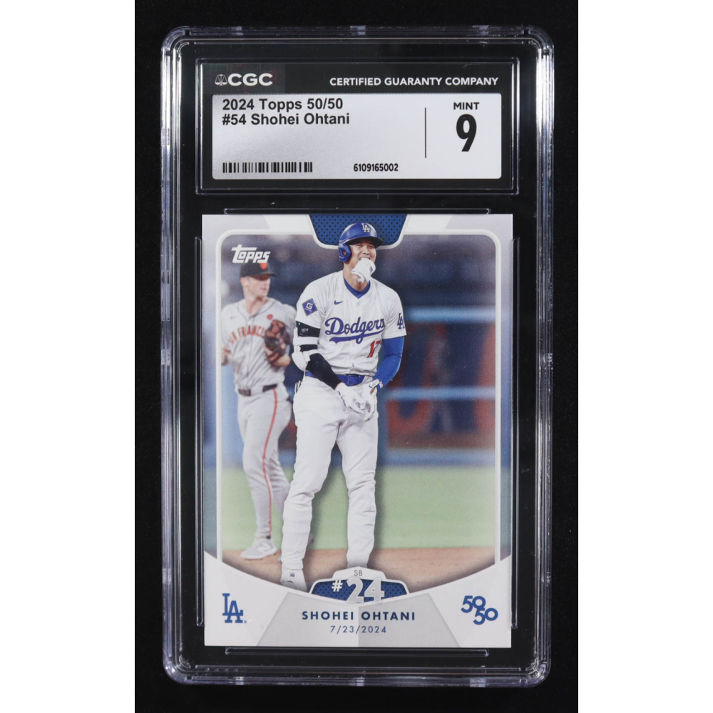 Shohei Ohtani 2024 Topps 50/50 Ohtani #54 (CGC 9) at PristineAuction.com