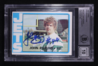 John Riggins Signed 1972 Topps #13 RC (BGS Encapsulated) at PristineAuction.com