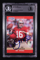 Joe Montana Signed 1990 Pro Set #293 (BGS Encapsulated) at PristineAuction.com