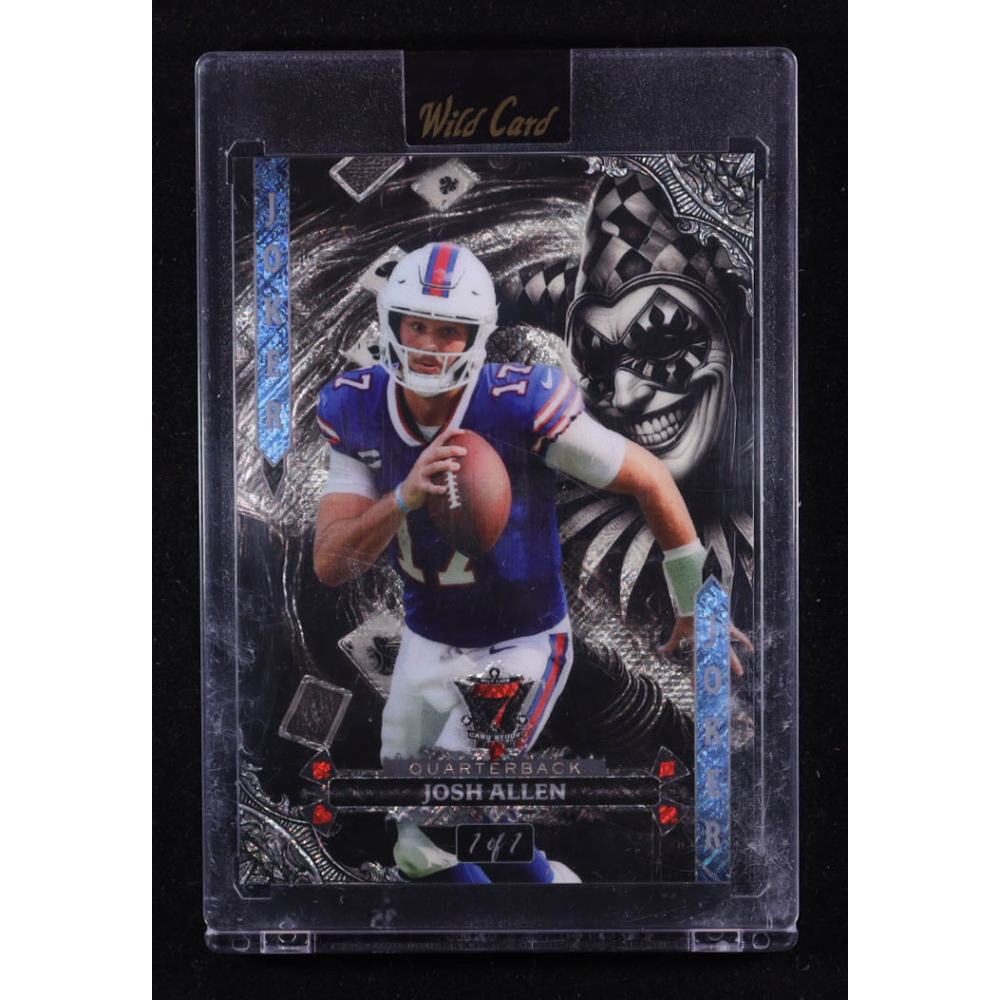Josh Allen 2024 Wild Card 7 Card Studs Joker #7JW-JA #1/1 at PristineAuction.com