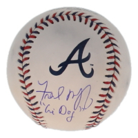 Fred McGriff Signed OML Braves Logo Baseball Inscribed "Crime Dog" (MLB & Fanatics) at PristineAuction.com