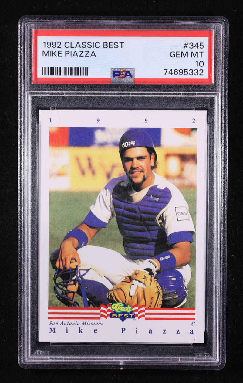 Mike Piazza 1992 Classic Best #345 (PSA 10) at PristineAuction.com Mike Piazza 1992 Classic Best #345 (PSA 10) at PristineAuction.com