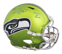 Earl Thomas Signed Seahawks Full-Size Authentic On-Field Flash Alternate Speed Helmet Inscribed "Legion of Boom" (Beckett) at PristineAuction.com