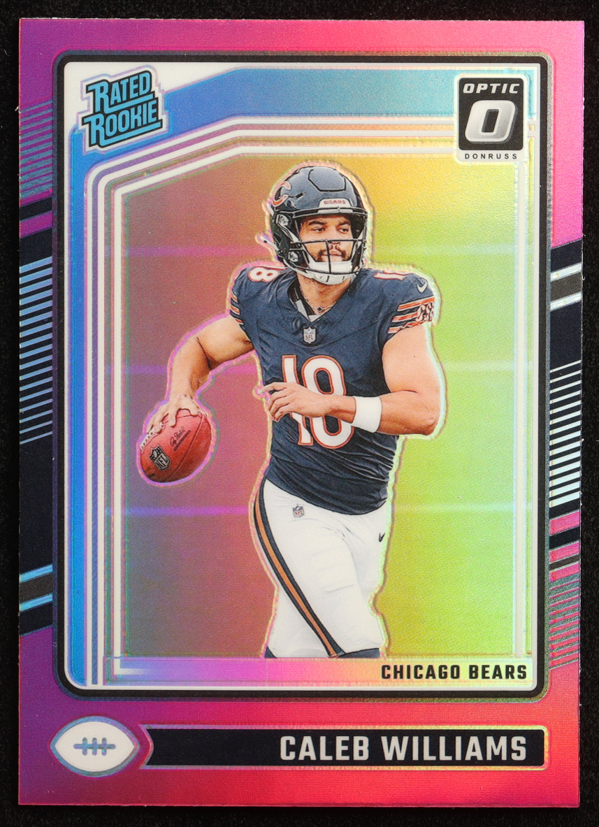 Caleb Williams 2024 Donruss Optic Pink #201 RR RC at PristineAuction.com Caleb Williams 2024 Donruss Optic Pink #201 RR RC at PristineAuction.com