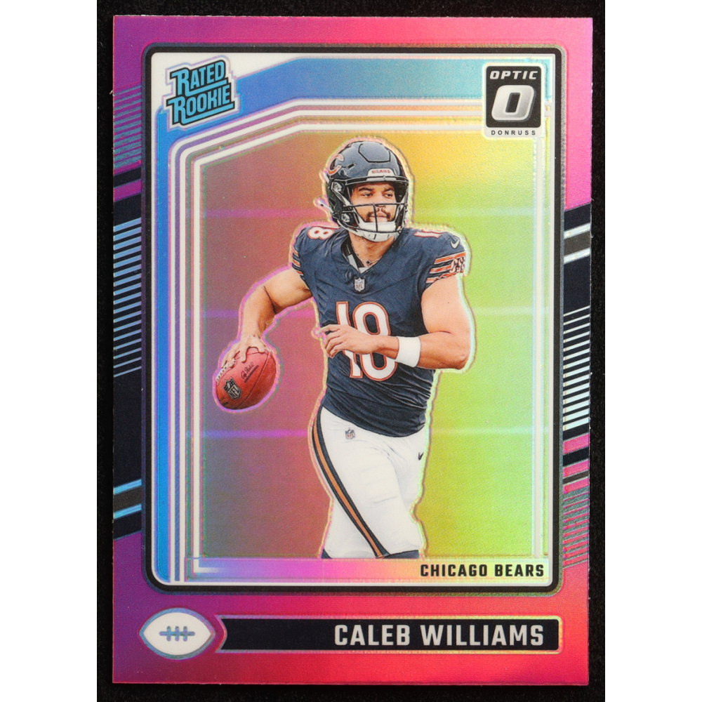 Caleb Williams 2024 Donruss Optic Pink #201 RR RC at PristineAuction.com