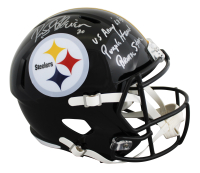 Rocky Bleier Signed Steelers Full-Size Speed Helmet Inscribed "US Army 68-70", "Purple Heart", & "Bronze Star" (Beckett) at PristineAuction.com
