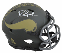 Randy Moss Signed Vikings Salute To Service Alternate Speed Mini Helmet (Beckett) at PristineAuction.com