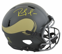 Randy Moss Signed Vikings Full-Size Authentic On-Field Salute To Service Alternate Speed Helmet (Beckett) at PristineAuction.com