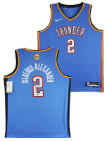 Shai Gilgeous-Alexander Signed Thunder Nike Authentic Jersey (Beckett) at PristineAuction.com