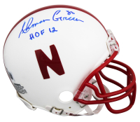 Ahman Green Signed Nebraska Cornhuskers Mini Helmet Inscribed "HOF 12" (Beckett) at PristineAuction.com