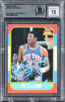 Patrick Ewing Signed 1986 Fleer #32 Inscribed "HOF 08" (BGS | Auto Grade 10) at PristineAuction.com