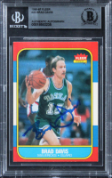 Brad Davis Authentic Signed 1986 Fleer #22 (BGS) at PristineAuction.com