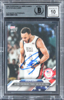 Steph Curry Signed 2024 Topps Olympic Games #22 (BGS| Auto Grade 10) at PristineAuction.com