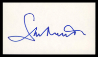Sam Mendes Signed 3x5 Index Card (Beckett) at PristineAuction.com
