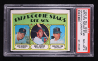 Mike Garman / Cecil Cooper / Carlton Fisk 1972 Topps #79 Rookie Stars RC (PSA 8) at PristineAuction.com