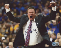 Bill Self Signed Jayhawks 8x10 Photo (Beckett) at PristineAuction.com