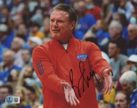 Bill Self Signed Jayhawks 8x10 Photo (Beckett) at PristineAuction.com