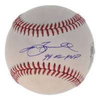 Jeff Bagwell Signed OML Baseball Inscribed "94 NL MVP" (MLB & Fanatics) at PristineAuction.com