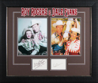Dale Evans & Roy Rogers Signed "The Roy Rogers Show" Custom Framed Cut Display Inscribed "Trigger" (Beckett) at PristineAuction.com