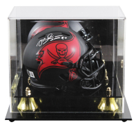 Mike Alstott Signed Buccaneers Eclipse Alternate Speed Mini Helmet with Display Case (Beckett) at PristineAuction.com