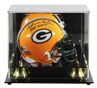 Ahman Green Signed Packers Mini Helmet Inscribed "GBP HOF 14" with Display Case (Beckett) at PristineAuction.com