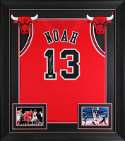 Joakim Noah Signed Custom Framed Jersey Display (Beckett) at PristineAuction.com
