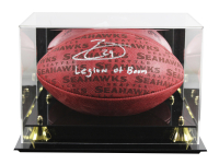 Earl Thomas Signed Wilson "The Duke" Seahawks Logo Football Inscribed "Legion of Boom" with Display Case (Beckett) at PristineAuction.com