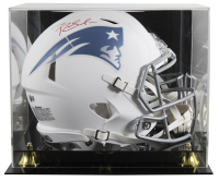Randy Moss Signed Patriots Full-Size Authentic On-Field Rivalries Alternate Speed Helmet with Display Case (Beckett) at PristineAuction.com