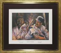 Tony Gwynn, Wade Boggs & R.J. Morrissey Signed LE Custom Framed Lithograph (Beckett) at PristineAuction.com