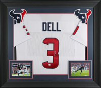 Tank Dell Signed Custom Framed Jersey Display (Beckett) at PristineAuction.com