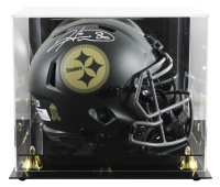 Hines Ward Signed Steelers Full-Size Salute to Service Alternate Speed Helmet with Display Case (Beckett) at PristineAuction.com