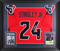 Derek Stingley Jr. Signed Custom Framed Jersey Display (Beckett) at PristineAuction.com