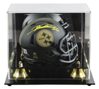 Rod Woodson Signed Steelers Salute to Service Alternate Speed Mini Helmet with Display Case (Beckett) at PristineAuction.com