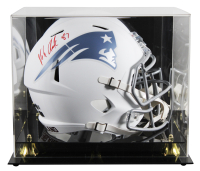 Rob Gronkowski Signed Patriots Full-Size Rivalries Alternate Speed Helmet with Display Case (Beckett) at PristineAuction.com