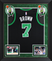 Jaylen Brown Signed Celtics Custom Framed Jordan Authentic Jersey (Beckett) at PristineAuction.com