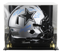 Cowboys Rookies of the Year Full-Size Authentic On-Field Rave Alternate Speed Helmet Signed & Inscribed By (5) with Dak Prescott, Emmitt Smith, Micah Parsons (Fanatics & Beckett) at PristineAuction.com