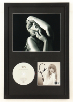 Taylor Swift Signed Custom Framed "The Tortured Poets Department" CD Album Insert Display With Disc (Beckett) at PristineAuction.com