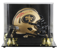Deion Sanders Signed 49ers Salute to Service Alternate Speed Mini Helmet with Display Case (Beckett) at PristineAuction.com