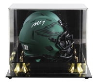 Michael Vick Signed Eagles Rave Alternate Speed Mini Helmet with Display Case (Beckett) at PristineAuction.com