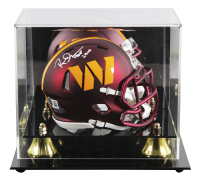 Russ Grimm Signed Commanders Speed Mini Helmet Inscribed "HOF 2010" with Display Case (Beckett) at PristineAuction.com
