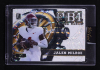 Jalen Milroe 2024 Wild Card QB1 On The Clock #OCW-WH-JM3 RC #1/1 at PristineAuction.com